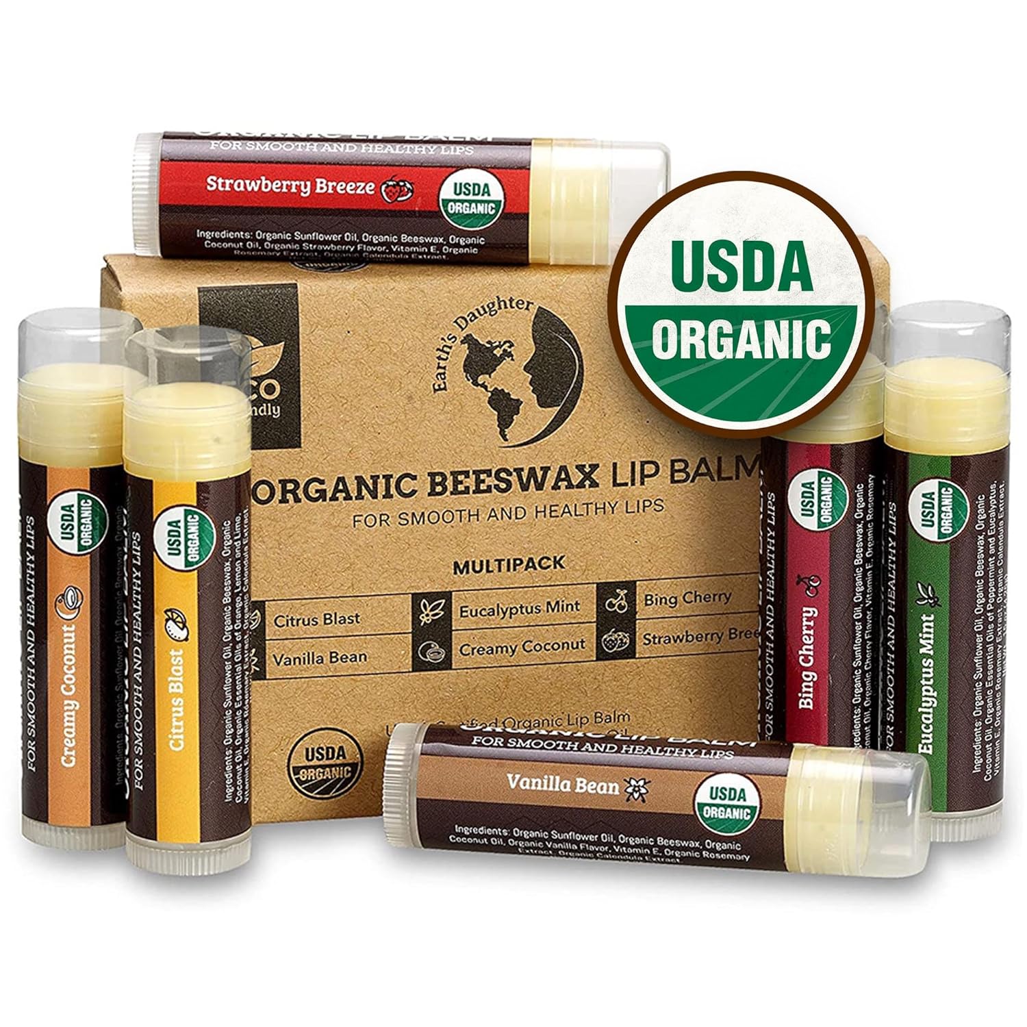 Earth's Daughter Organic Lip Balm